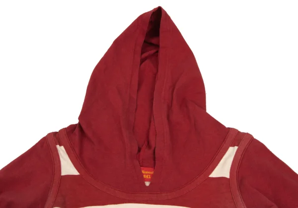 Vivienne Westwood Red Label Cotton Striped Panel Hoodie K-173584_007