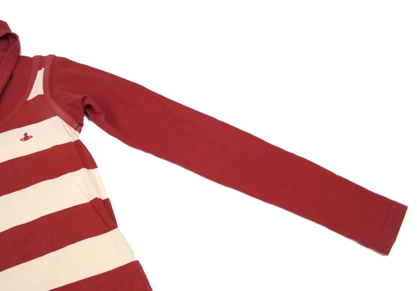 Vivienne Westwood Red Label Cotton Striped Panel Hoodie K-173584_008