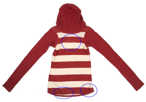 Vivienne Westwood Red Label Cotton Striped Panel Hoodie K-173584_012