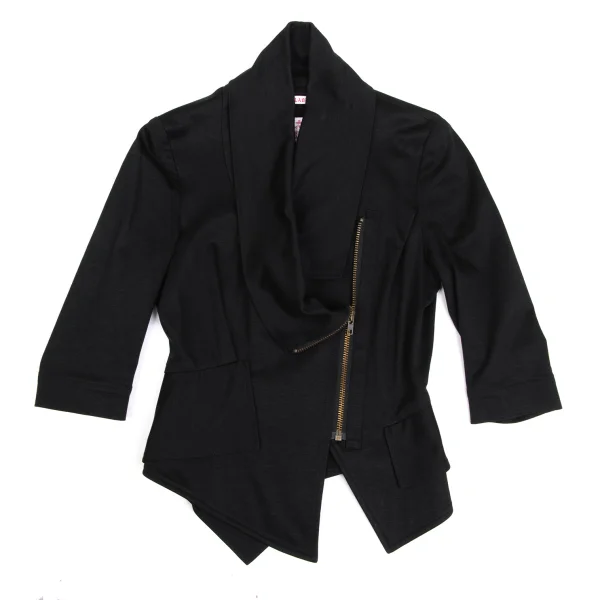 Vivienne Westwood Red Label Cotton Cupro 3/4 Sleeve Motorcycle Jacket K-173585_002