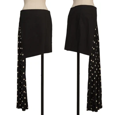 LIMI feu Cotton Dot Print Asymmetric Skirt