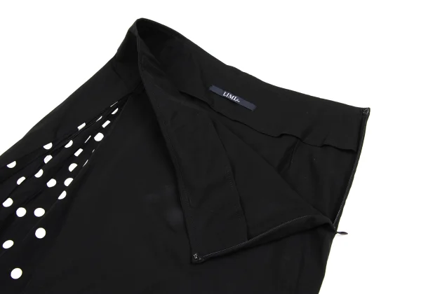 LIMI feu Cotton Dot Print Asymmetric Skirt K-173586_004