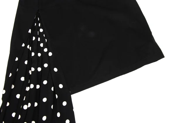 LIMI feu Cotton Dot Print Asymmetric Skirt K-173586_006
