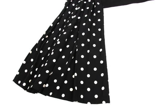 LIMI feu Cotton Dot Print Asymmetric Skirt K-173586_007