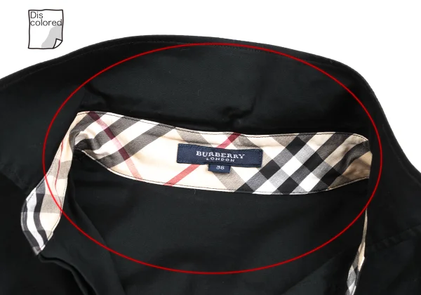 BURBERRY LONDON Point Embroidery Cotton Stretch Shirt K-173590_005