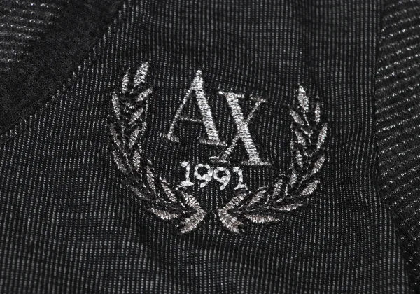 ARMANI EXCHANGE Embroidered Accent Henley Neck Knit Top K-173592_006