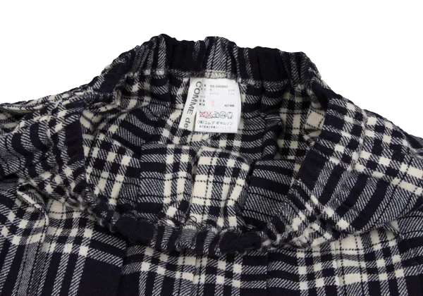 COMME des GARCONS Wool Checker Pleats Skirt K-173594_004