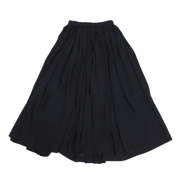 COMME des GARCONS Gathered Switching Sheer Skirt K-173596_002