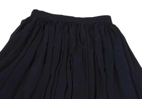 COMME des GARCONS Gathered Switching Sheer Skirt K-173596_003