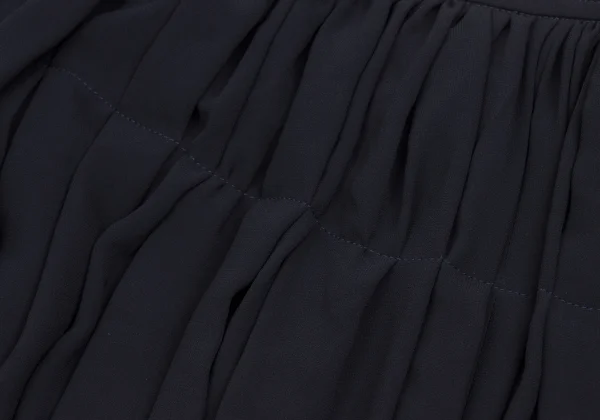 COMME des GARCONS Gathered Switching Sheer Skirt K-173596_004