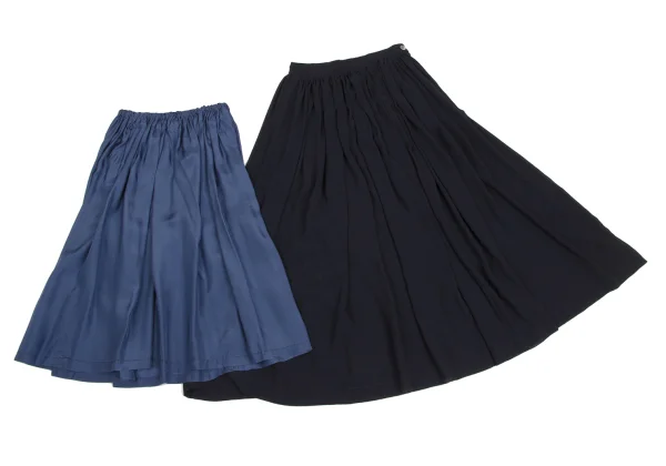 COMME des GARCONS Gathered Switching Sheer Skirt K-173596_010