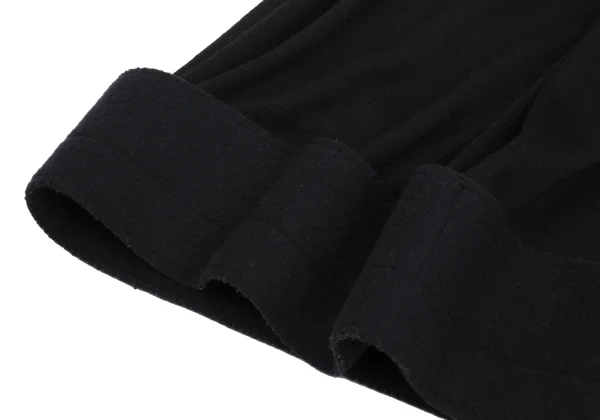 Yohji Yamamoto FEMME Spotted Horse Knit Docking Denim Skirt K-173597_009