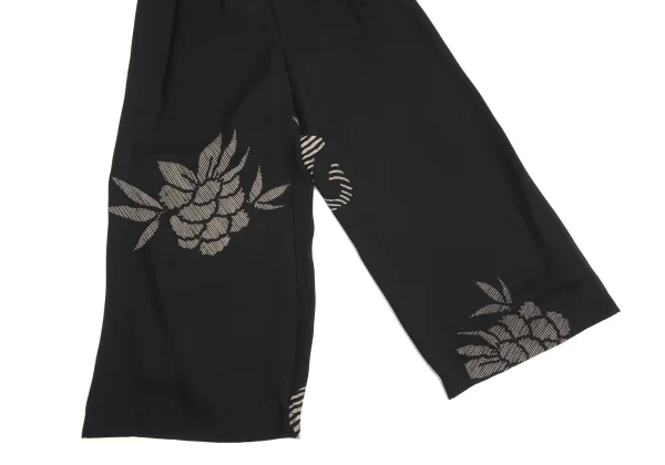 COMME des GARCONS Sheer Floral Print Pants K-173599_004