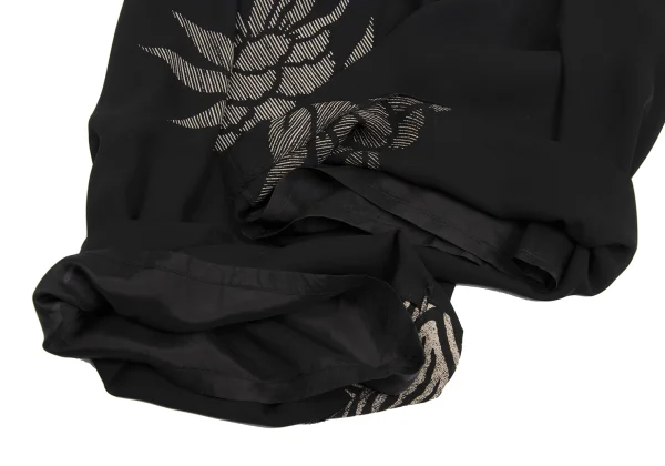 COMME des GARCONS Sheer Floral Print Pants K-173599_006