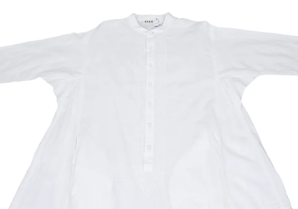ASHA BY MDS Embroidery Pullover Band-collar Shirt Dress K-173614_003