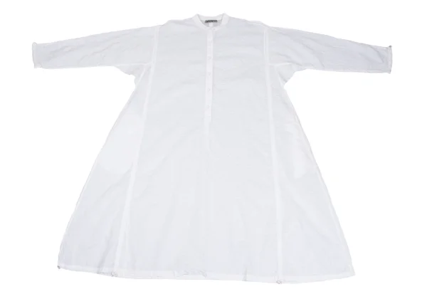 ASHA BY MDS Stripe Wrinkled Drawstring Design Pullover Band-collar Shirt Dress K-173619_002