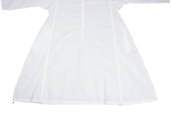 ASHA BY MDS Stripe Wrinkled Drawstring Design Pullover Band-collar Shirt Dress K-173619_008
