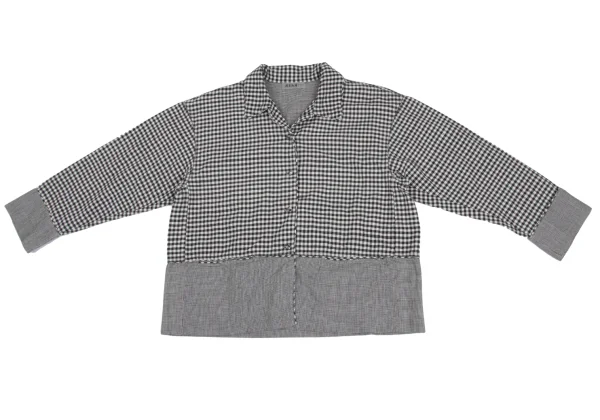 ASHA BY MDS Puppytooth Switching Check Jacket K-173623_002