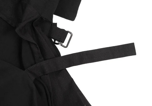 Yohji Yamamoto FEMME Linen Blend Asymmetric Drape Skirt K-173625_013