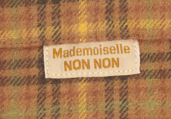 Mademoiselle NON NON Cotton Check Flannel Shirt K-173631_007