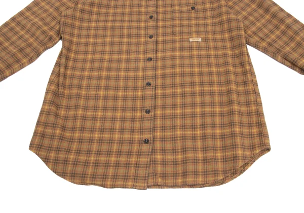 Mademoiselle NON NON Cotton Check Flannel Shirt K-173631_011