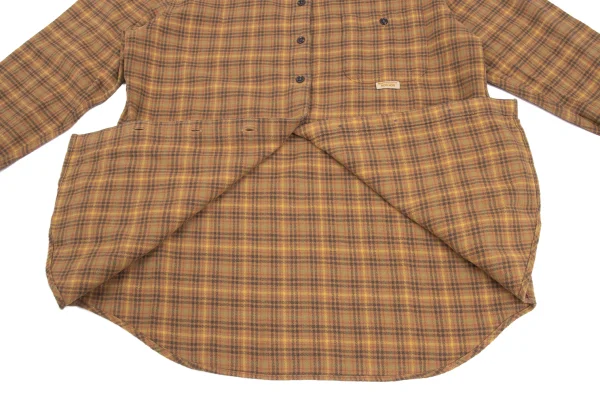 Mademoiselle NON NON Cotton Check Flannel Shirt K-173631_012
