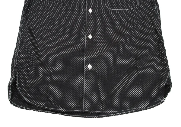 COMME des GARCONS HOMME Corduroy Sleeve Panels Pin Dot Long Sleeve Shirt K-173634_008