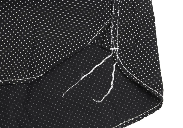 COMME des GARCONS HOMME Corduroy Sleeve Panels Pin Dot Long Sleeve Shirt K-173634_009