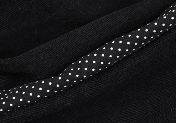COMME des GARCONS HOMME Corduroy Sleeve Panels Pin Dot Long Sleeve Shirt K-173634_012