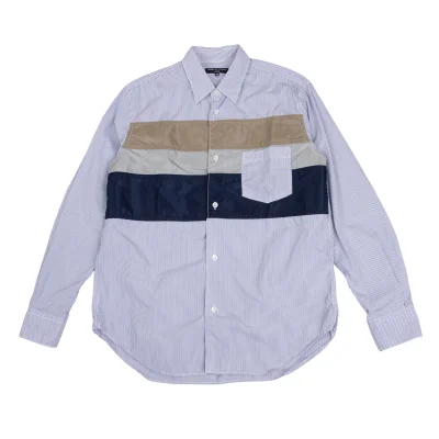 COMME des GARCONS HOMME Front Switching Stripe Shirt