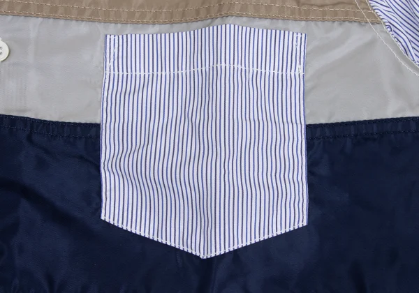 COMME des GARCONS HOMME Front Switching Stripe Shirt K-173635_006