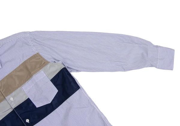 COMME des GARCONS HOMME Front Switching Stripe Shirt K-173635_007
