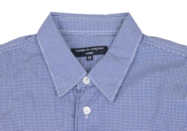 COMME des GARCONS HOMME Front Switching Check Shirt K-173636_003