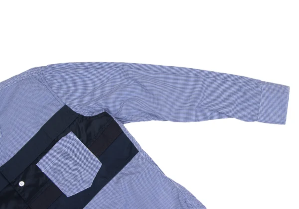 COMME des GARCONS HOMME Front Switching Check Shirt K-173636_007