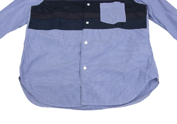 COMME des GARCONS HOMME Front Switching Check Shirt K-173636_009