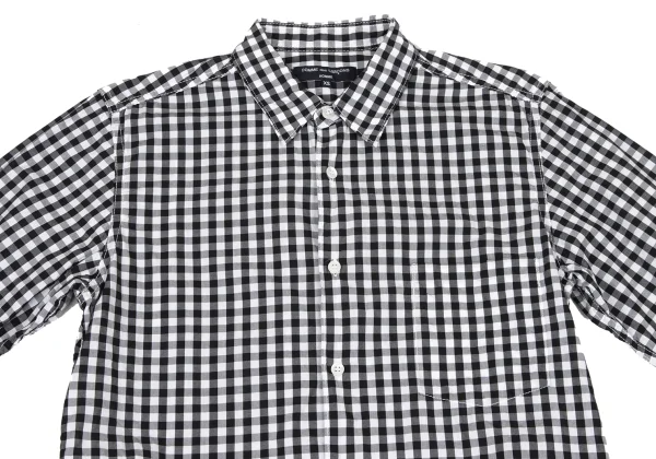 COMME des GARCONS HOMME Cotton Check Long Sleeve Shirt K-173637_002