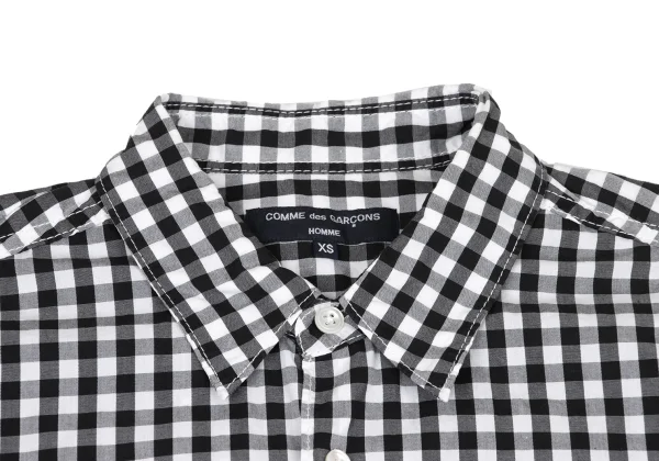 COMME des GARCONS HOMME Cotton Check Long Sleeve Shirt K-173637_003