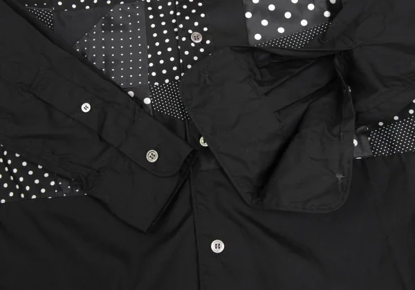 COMME des GARCONS HOMME Multi Dot Switching Cotton Shirt K-173638_007
