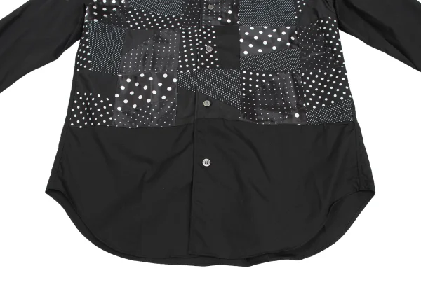 COMME des GARCONS HOMME Multi Dot Switching Cotton Shirt K-173638_008