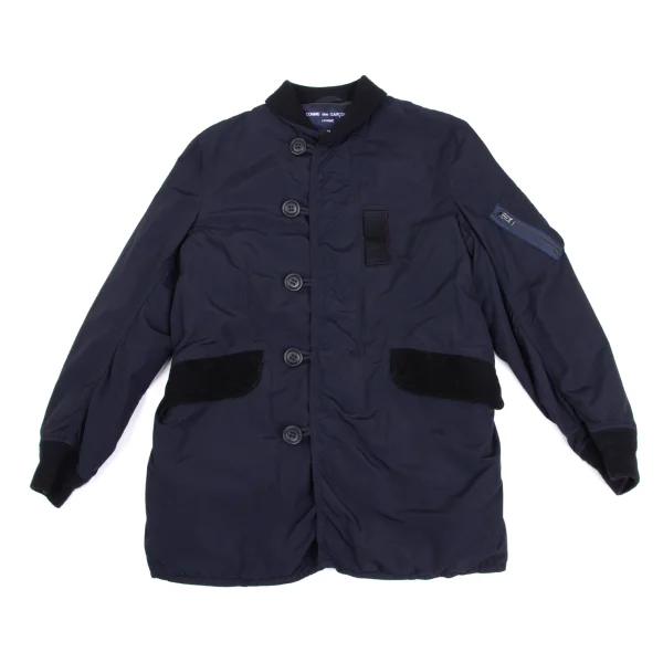 COMME des GARCONS HOMME Camo Lining Dyed Nylon Military Blouson K-173640_002