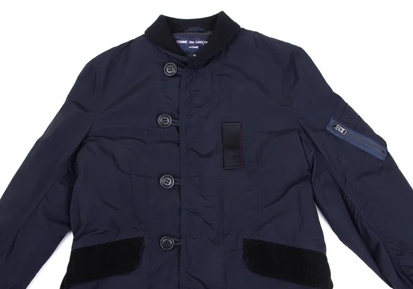 COMME des GARCONS HOMME Camo Lining Dyed Nylon Military Blouson K-173640_003