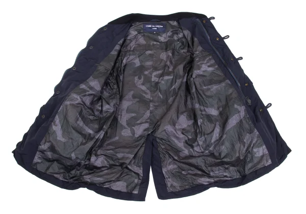 COMME des GARCONS HOMME Camo Lining Dyed Nylon Military Blouson K-173640_014