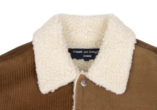 COMME des GARCONS HOMME Multi Corduroy Switching Jacket K-173641_003