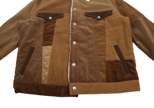 COMME des GARCONS HOMME Multi Corduroy Switching Jacket K-173641_009