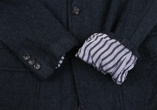 COMME des GARCONS HOMME Fulling Wool 3B Jacket K-173643_008