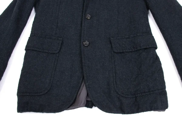 COMME des GARCONS HOMME Fulling Wool 3B Jacket K-173643_009