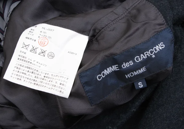 COMME des GARCONS HOMME Fulling Wool 3B Jacket K-173643_016