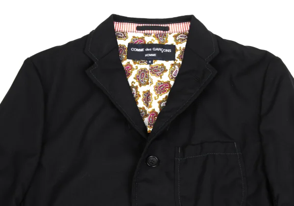 COMME des GARCONS HOMME Wool Paisley Lined Patch Pocket Jacket K-173647_002