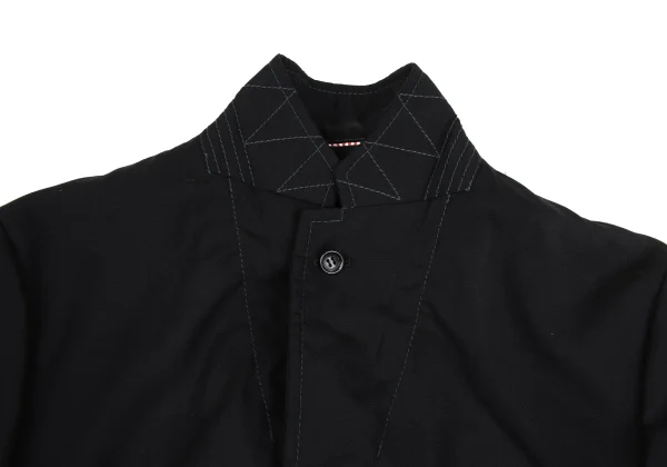 COMME des GARCONS HOMME Wool Paisley Lined Patch Pocket Jacket K-173647_006