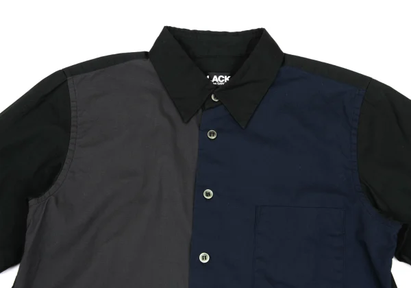 BLACK COMME des GARCONS Front Switching Lomg Sleeve Shirt K-173652_003